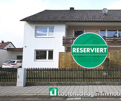 In gefragter Wohnlage von Neumarkt!
Modernisierte 4-Zi.-Wohnung 
mit Balkon, Gartenanteil u. Garage
