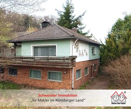 XXL-Bungalow mit viel Potenzial und tollen Nutzungsmöglichkeiten in ruhiger Lage von Hiltpoltstein