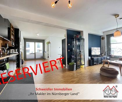 Modern, urban, flexibel: 3- bis 4-Zimmer-Wohnung (Bj. 2021!) mit Loggia in der Fürther-Oststadt