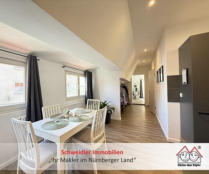 Loftartige Dachgeschosswohnung mit Terrassenbalkon in Schnaittach