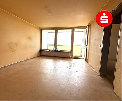 2-Zimmer-Wohnung mit Westbalkon im 9. Obergeschoss