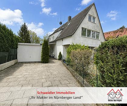 Viel Platz für große Träume! Ein Haus mit bis zu drei Wohnbereichen und Blick über den Pegnitzgrund