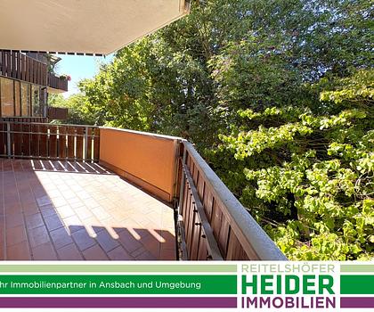 3 Zi. Wohnung im Hochparterre mit Balkon, in guter Wohnlage