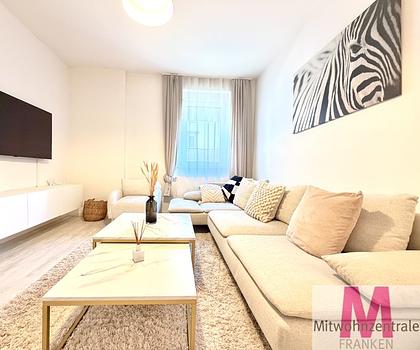 Exklusive, frisch sanierte und möblierte 2-Zimmerwohnung in zentraler Lage in Nürnberg