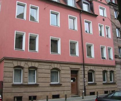3-Zi.-Whg- ALTBAU mit Holzdielen, Stuckdecken, bester Lage Nürnberg-Gostenhof NUR für 1 - 2 Personen