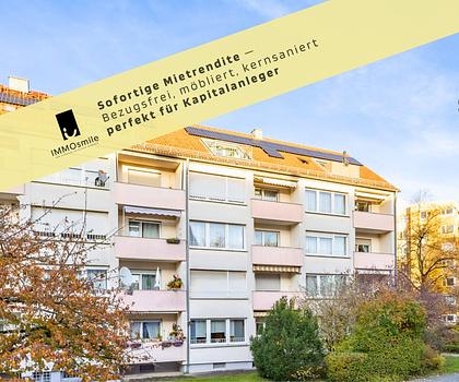 Kapitalanlage am Fernsehturm - Sanierte & möblierte 2‑Zi.-Wohnung mit Loggia, sofort vermietbar