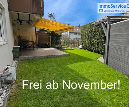 Freie Wohnung, frei ab November, Top sanierte 3-Zimmer-Erdgeschosswohnung Garten, Garage,...
