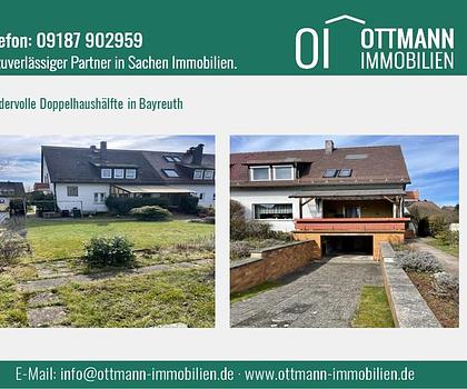 Wundervolle Doppelhaushälfte in Bayreuth