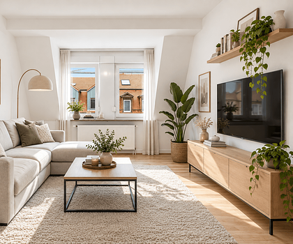 HEGERICH: Attraktive 2-Zimmer-Wohnung mit Dachgeschoss-Charme für Singles, Paare oder Kapitalanleger