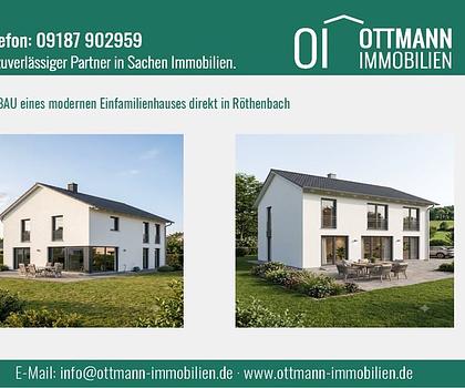 NEUBAU eines modernen Einfamilienhauses direkt in Röthenbach