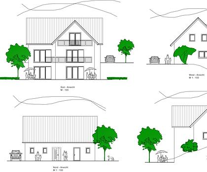Attraktives Haus mit individueller Planung in naturnaher Umgebung