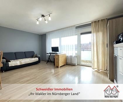 Gut gelegen und bezugsfrei! Gemütliche 2-Zimmer-Balkonwohnung in bester Innenstadtlage von Fürth
