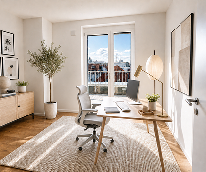 WE 112: Helle 3-Zimmer-Neubau-Maisonette in begehrter Innenstadtlage von Nürnberg | Bezugsfertig | inkl. Einbauküche | KfW 55-förderfähig