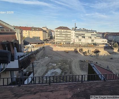 Sehr schöne 2-Zimmer mit Balkon in Nbg.-Südstadt, grenzt an Baustelle!