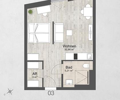 Großzügig und durchdachtes Apartment mit viel Liebe zum Detail