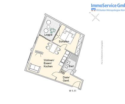 Ansprechende Wohnanlage im Nürnberg Nord: 60 stilvolle Neubau-ETW und 10 Büroeinheiten in Stadtlage!
