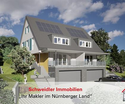 WOW!!! XXL-Doppelhaushälfte mit Doppelgarage in Simmelsdorf-OT zur Miete (Neubau-Erstbezug)