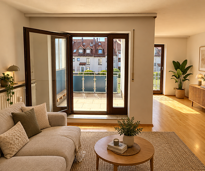 Schöne Zweizimmerwohnung mit Balkon