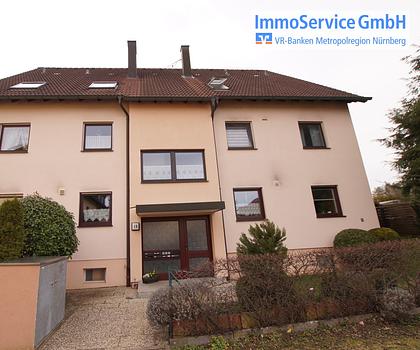 Vorerst Kapitalanlage! Vermietete 2-ZW mit Dachterrasse in schöner grüner Randlage von Schnaittach!