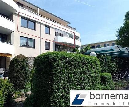 Naturnahe, grüne Lage Worzeldorf! Schön aufgeteilte 2-Zi.-Wohnung mit großer Südloggia, EBK + TG!