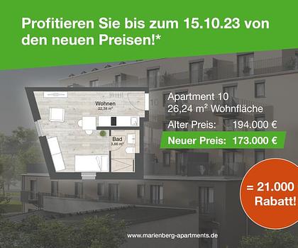 1 Zi. Apartment als Kapitalanlage in Nürnberg