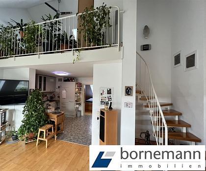 Fürth-Zentrum, Nähe Wiesengrund! 2,5-Zi.-Galerie-Maisonette mit Dachloggia, Lift + TG! 
