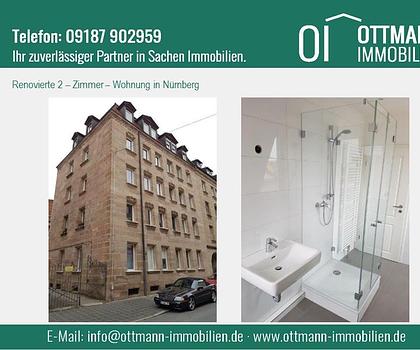 Renovierte 2-Zimmer-Wohnung