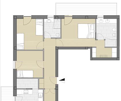 Neubau! Familiengerechte Wohnung mit zwei Balkonen