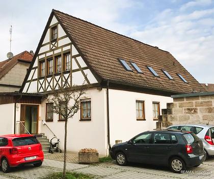 Fachwerkhaus im Ortskern von Emskirchen