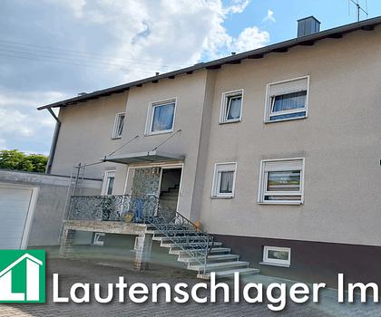 Platz für Generationen!
2-Familien-Haus mit ausgebautem DG
- langjährige Mieter inkl. - in Hirschau