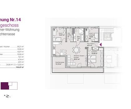 RESERVIERT! Hoch hinaus! 4-Zimmer-Penthouse mit Panorama-Balkon – Luxuswohnen auf höchstem Niveau!