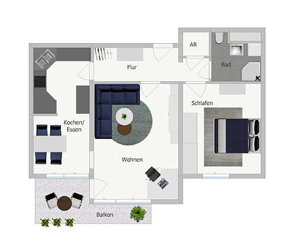 Renovierte 2,5-Zimmer Eigentumswohnung mit Balkon in zentraler Lage von Bamberg