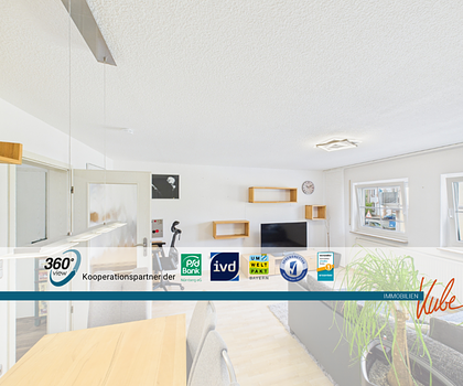 IMMOKUBE! Modernisierte 2-Zi.-Etagenwohnung mit Terrasse in kleinem Mehrfamilienhaus