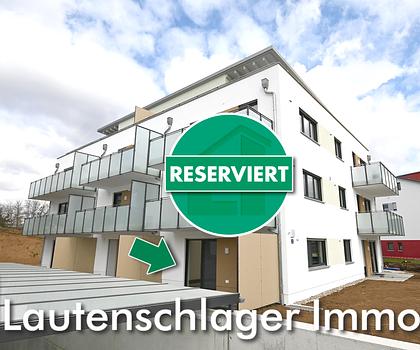 Modernes Wohnen im Alter!
Neue 2-Zimmer-Erdgeschoss-Wohnung mit Tiefgaragenstellplatz in Berching