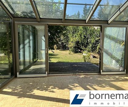N-Süd! Freie DHH mit Wintergarten, Dach-, Gartenterrasse + Garage!