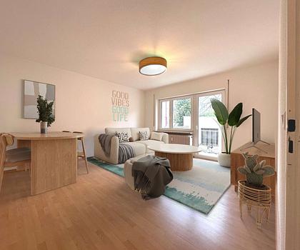HEGERICH: Ruhige 2-Zimmer-Wohnung in idealer Lage an der Wöhrder Wiese
