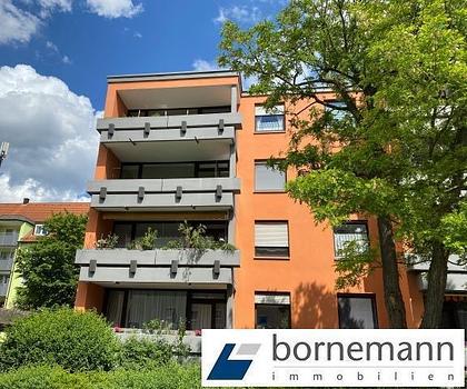 Fürth-Poppenreuth! Renovierte 3-Zi.-Wohnung mit großer SW-Loggia + Stellplatz!