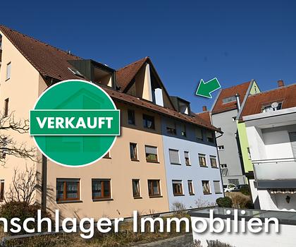 Kleine aber feine Neumarkter Stadtwohnung auf
zwei Ebenen mit Dachloggia und Tiefgaragenstellplatz!