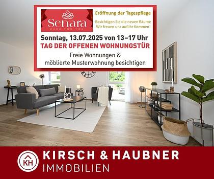 Sofort einzugsbereit!
Betreutes Wohnen - mit Sicherheit gut versorgt!
Am Bräuhaus - Mühlhausen