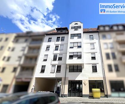 Vermietete 3-Zimmer-Eigentumswohnung, gut geschnitten, mit Balkon in Fürth.