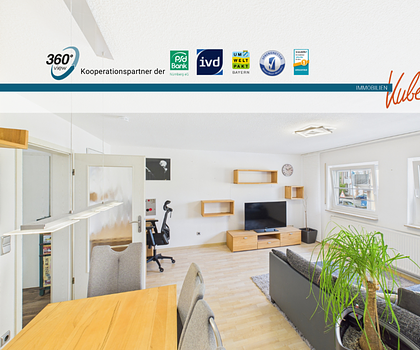 IMMOKUBE! Modernisierte 2-Zi.-ETW mit Terrasse in MFH, Nürnberg-Laufamholz