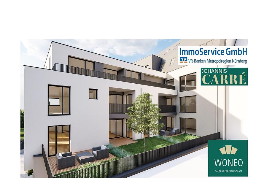 Johannis Carré - 19 Neubau-Einheiten im Herzen Nürnbergs u.a. 1 Penthouse, 1 Stadthaus, 7 vollmöbl. Micro-Apartments