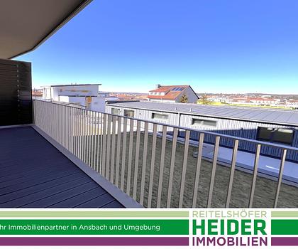 2 Zi. Neubau-Wohnung mit schönem Balkon, im südlichen Stadtgebiet