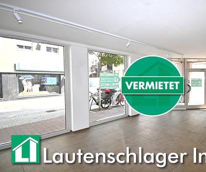Hell-modern-repräsentativ!
Erstklassiger Laden in gut angebundener Lage,
Stadt Neumarkt i.d.OPf.