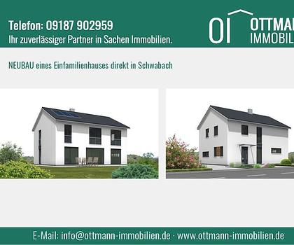 Neubau eines modernen und großzügigen Einfamilienhauses direkt in Schwabach