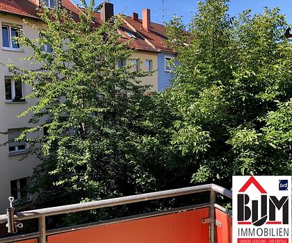 *Nürnberg-Altstadt - 2 Zimmer - Bad mit Fenster - Südbalkon*