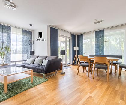 Wohnkomfort mit Hauscharakter: 3-Zi.-Gartenwohnung mit vollwertig ausgebautem Hobbyraum, Wallbox und TG-Stellplätzen
