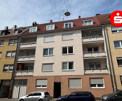 Vermietete 3-Zimmer-Wohnung mit Balkon und Loggia in Nürnberg Wöhrd