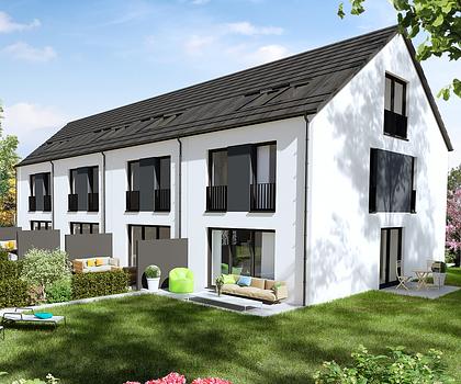 Reiheneckhaus in naturnaher Umgebung. Solaranlage, Fußbodenheizung, Wärmepumpe.