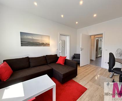 Moderne, helle, renovierte 2-Zimmer-Wohnung am Fürther Stadtpark in ruhiger Lage und trotzdem direkt überall angebunden